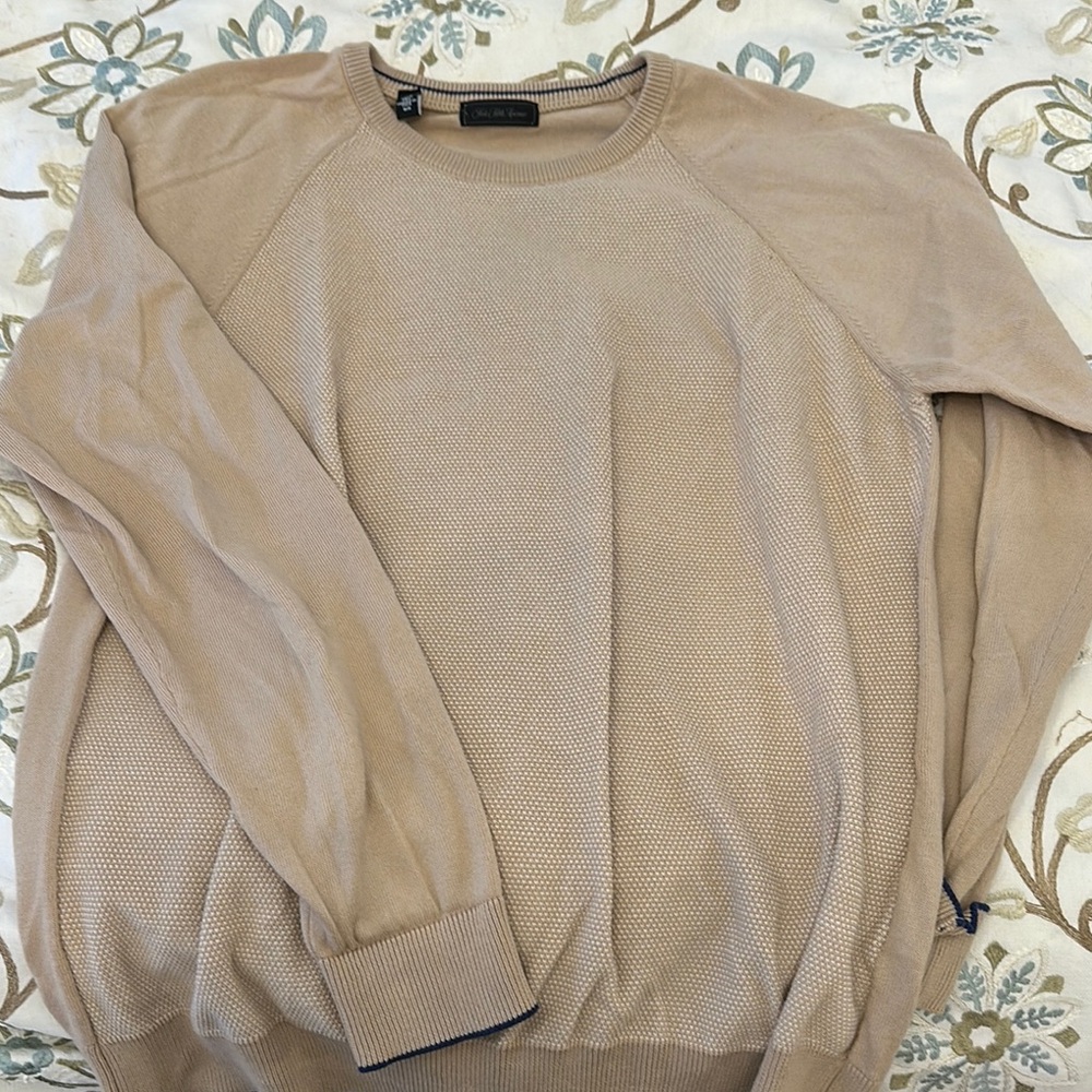 Men's Beige Long Sleeve Shirt